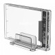 ORICO 2159C3 2.5 inch Transparent Type-C HDD Enclosure with Stand